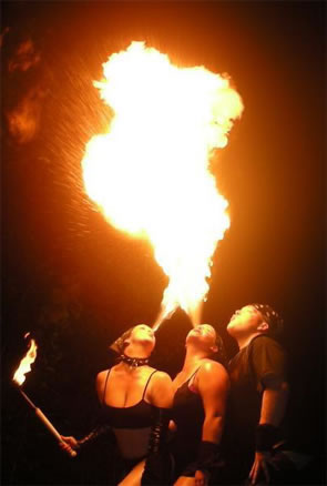 IGNITION Fire Troupe group photo