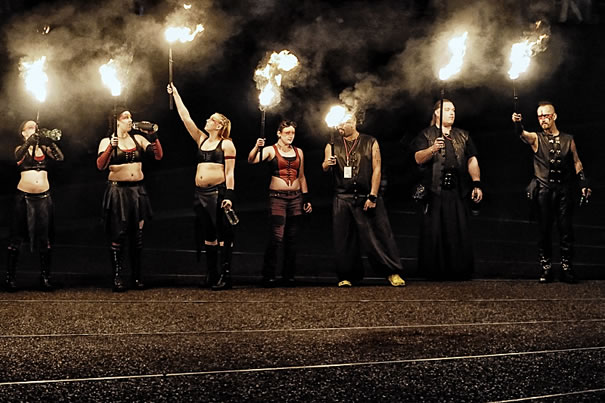 Winter Solstice Fire Festival performance